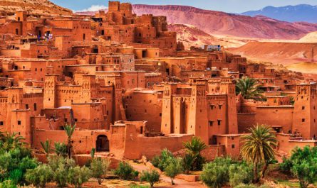 Ait benhaddou antyczne miasto w Maroko